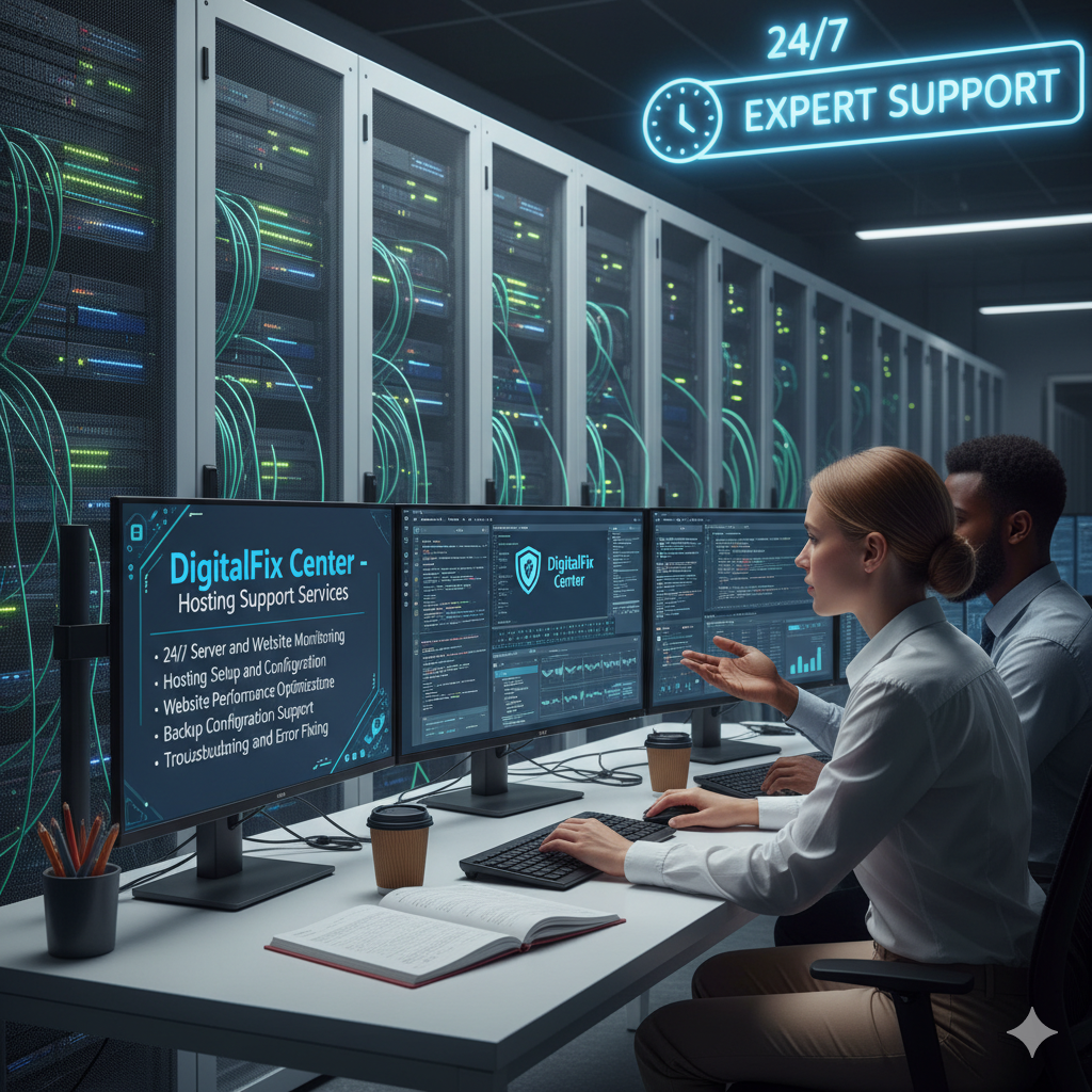 DigitalFix Center - Hosting Support Services