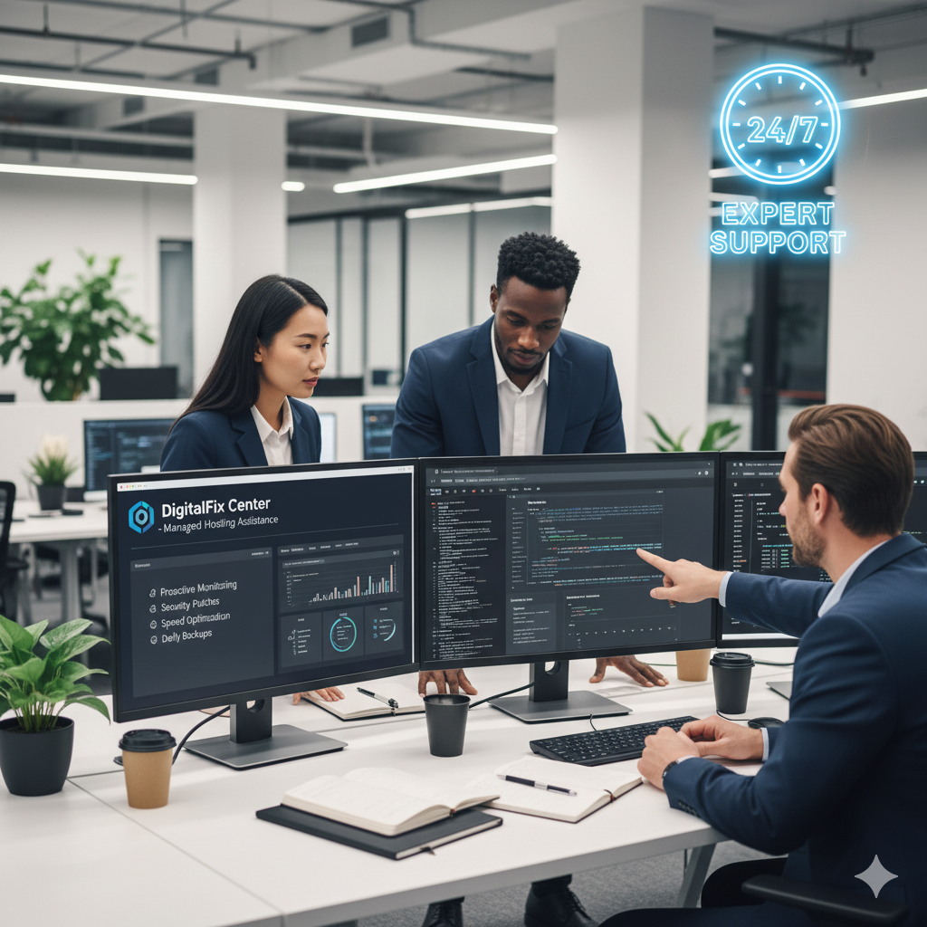 DigitalFix Center - Managed Hosting Assistance